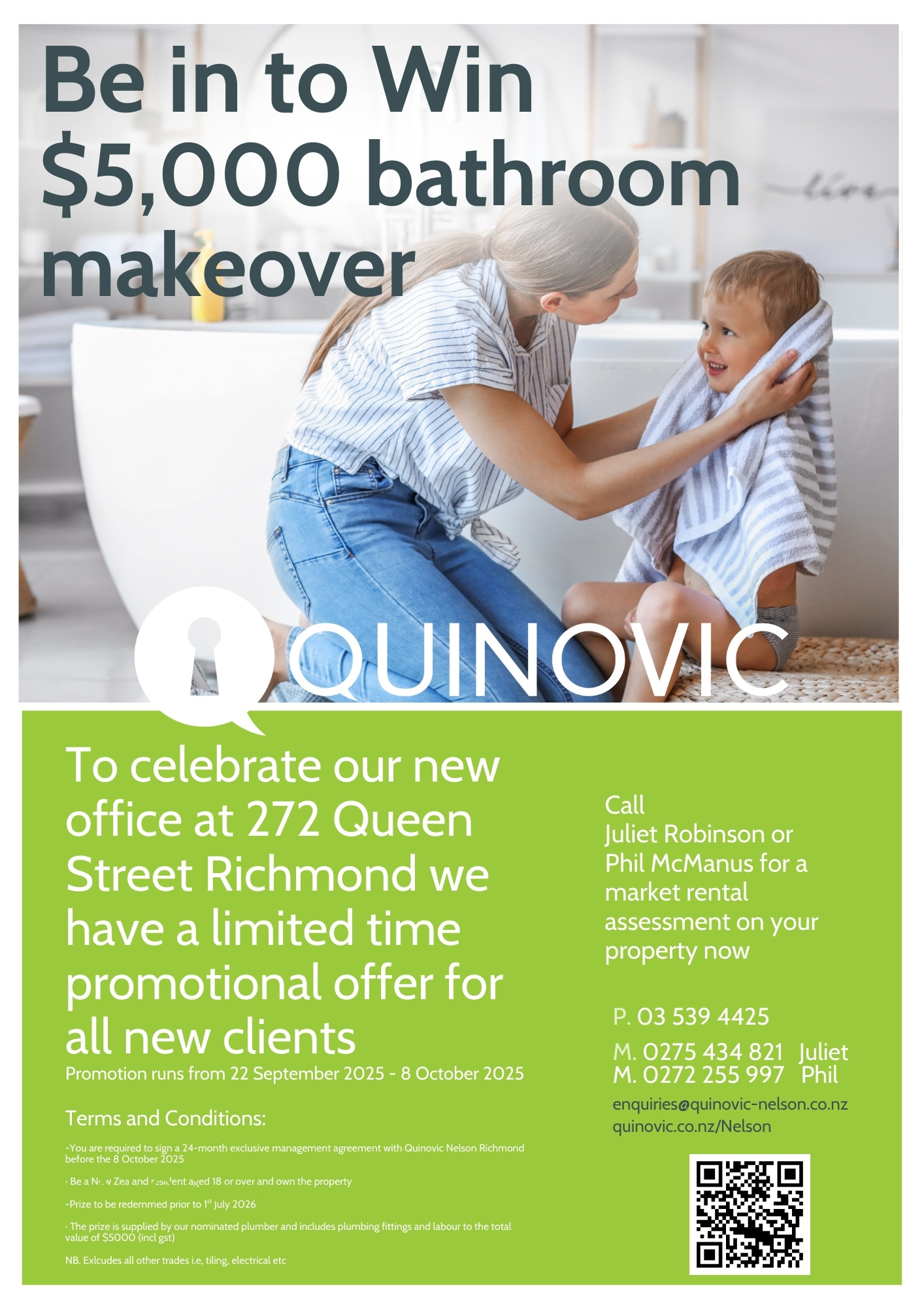 Image for Quinovic New Richmond office 272 Queen Street OPENING PROMOTION